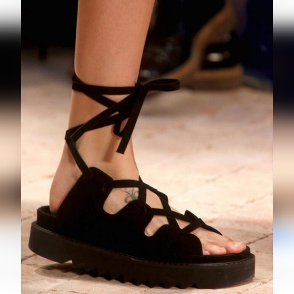 Céline  París Ghillie Sandals from  Phoebe Philo's  Made in Italy